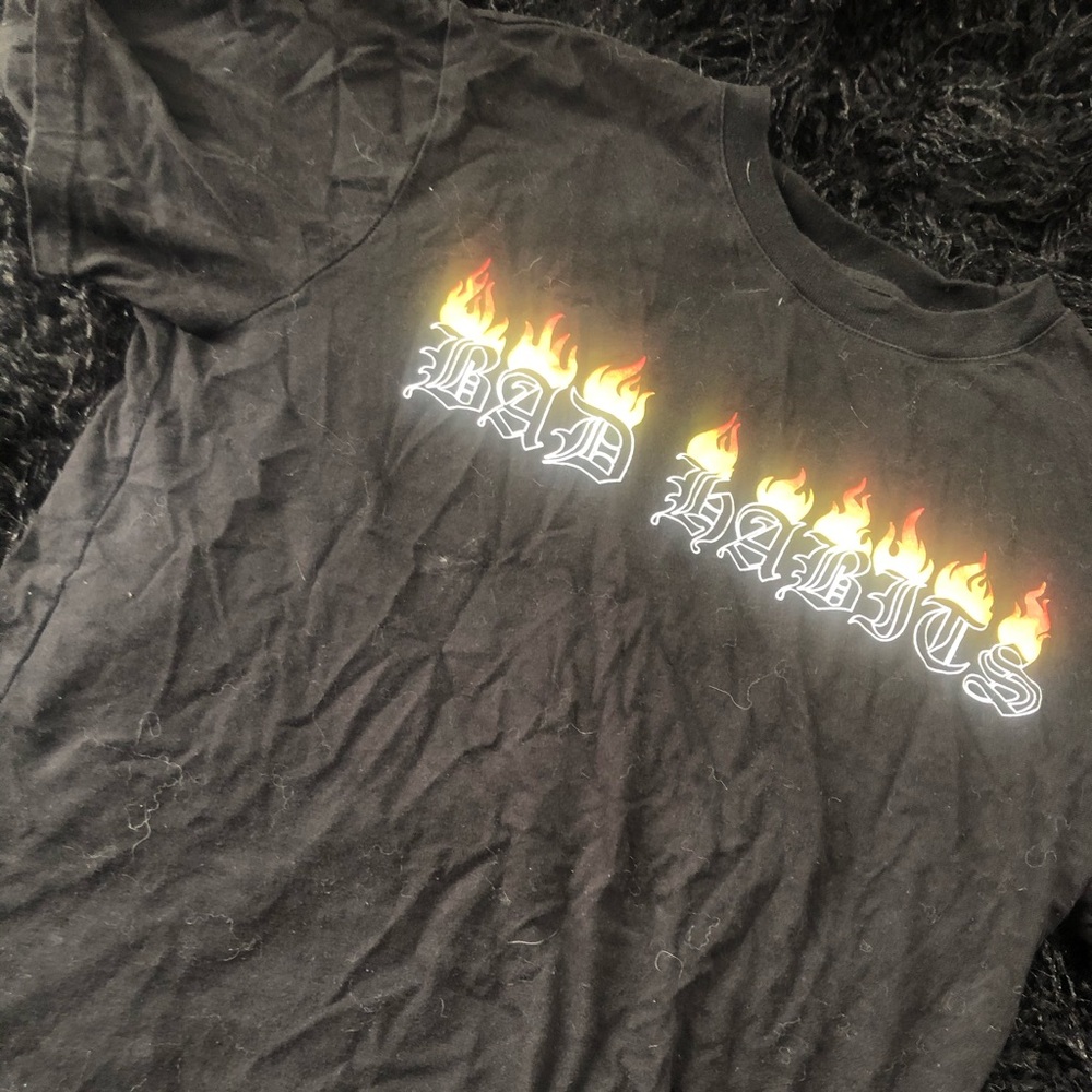 Bad habits stoner t shirt